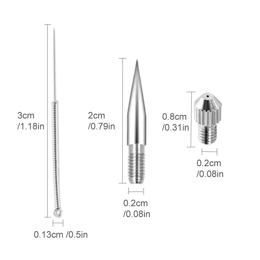 Laser Plasma Pen Replace Needles Tip for Skin Tag Dark Spot Remover Wart Mole Tattoo Removal Machine Face Beauty Care Tool Parts
