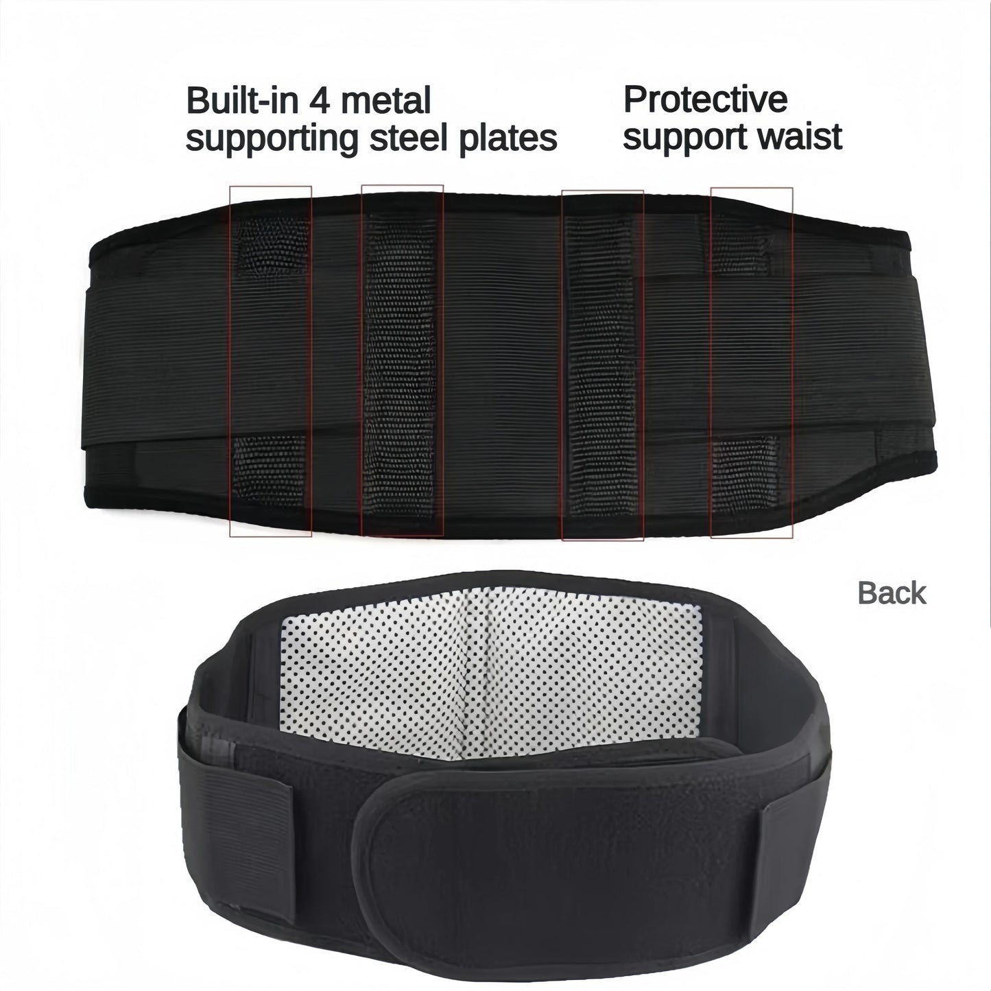 Adjustable Waist Tourmaline Self Heating Magnetic Therapy Back Waist Support Belt Lumbar Brace Massage Band Health Care medical